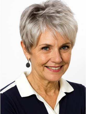 Wholesale Short Wigs 100% Hand-Tied Boycut – 6 Inch Wavy Remy Human Hair