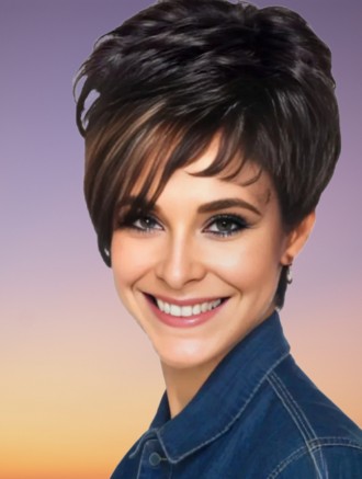 Wholesale Cropped Boycut Wigs for African American Women – Heat Friendly Synthetic Short Capless Style