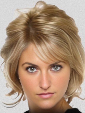 Wholesale Classic Lace Front Wavy Wig – Heat Friendly Synthetic Layered Wig with Mono Part for Women