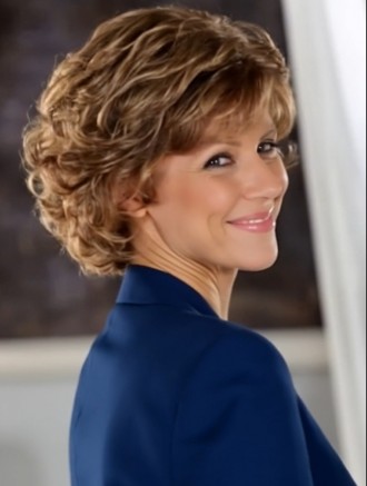 Wholesale 10 Inch Blonde Wavy Synthetic Wig – Heat Friendly & Capless