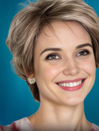Wholesale 4 Inch Hand-Tied Lace Front Boycut Wigs – Mono Top Synthetic Short Wigs for Women