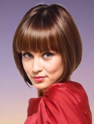 Wholesale Heat Friendly Synthetic Lace Front Bob Wigs – Chin Length Straight Style for Women