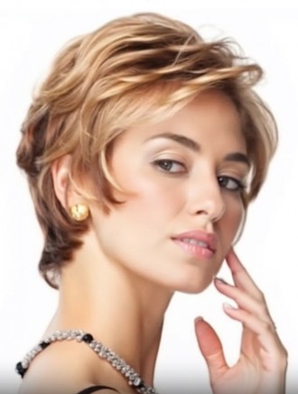 Wholesale Lace Front Monofilament Synthetic Wig – Chin Length Boycut Style UK