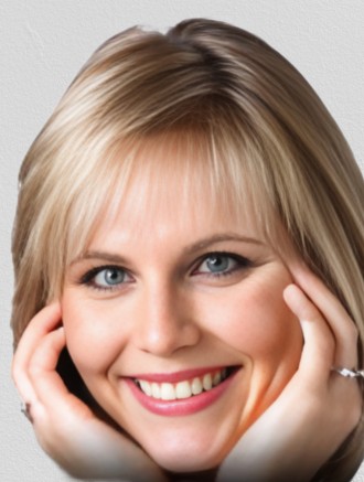Wholesale Blonde Bob Wig with Fringe – Chin Length Heat Friendly Synthetic Wig for Daily Wear