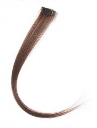 Wholesale Auburn Straight Remy Clip-In Hair Highlight Piece 18 Inch