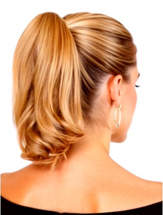 Wholesale Wavy Auburn Claw Clip Synthetic Ponytails