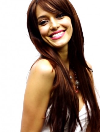 Wholesale Long Auburn Human Hair Wig with Bangs – 24 Inch Lace Front Mono Top Capless Design