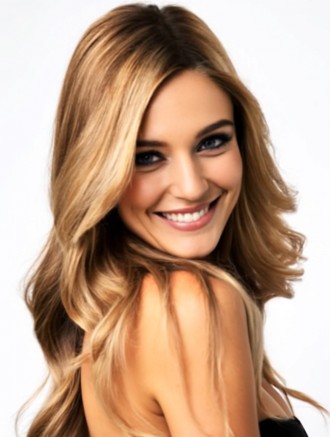 Wholesale 18 Inch Full Lace Blonde Wavy Wig – Remy Human Hair Long Wig for Women