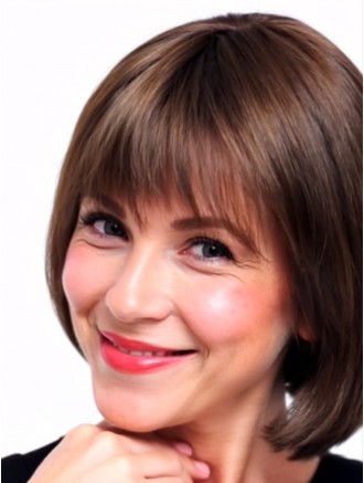 Chin Length Remy Human Hair Bob Wigs – Straight Real Hair Lace Front Wholesale Wigs