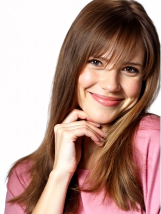 Wholesale Synthetic Wig With Bangs – 16 Inch Auburn Long Straight Capless Wig