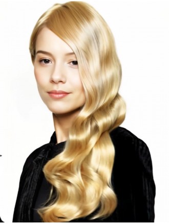 Wholesale 100% Remy Human Hair Wavy Blonde Capless Wigs - Premium Real Hair Wigs for Bulk Purchase