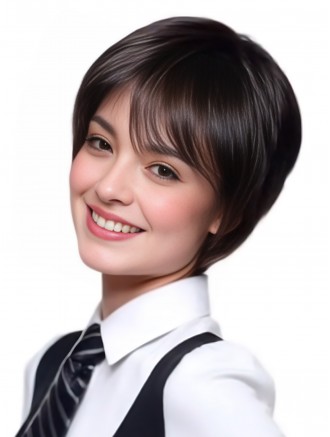 8 Inch Cropped Boycut Remy Human Hair Wigs – Hand Tied Lace Front Wholesale