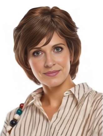 10 Inch Short Bob Remy Human Hair Wig Wholesale – Auburn Monofilament Capless Wig