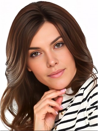 16 Inch Auburn Curly Remy Human Hair Wigs with Bangs – Lace Front Hand-Tied for Wholesale