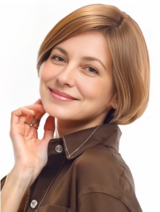 Wholesale Remy Human Hair Wigs Short Bob Auburn True Hair Wigs for Bulk Buyers