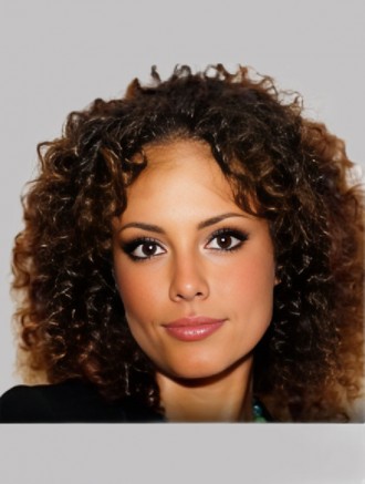 Wholesale African American Kinky Remy Human Hair Lace Front Wig – 12 Inch Natural Style for Confident Women