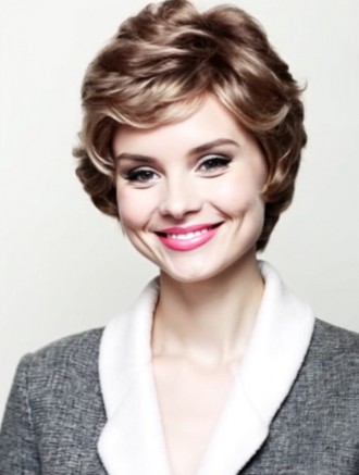 Wholesale 8 Inch Wavy Short Synthetic Wig – Classic Capless Hair for Women