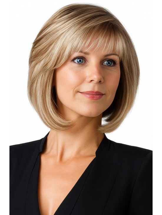 Wholesale Blonde Bob Wig with Fringe – Chin Length Heat Friendly Synthetic Wig for Daily Wear Wholesale Blonde Bob Wig with Fringe – Chin Length Heat Friendly Synthetic Wig for Daily Wear