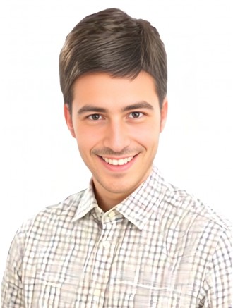 Brown Short Straight Synthetic Lace Front Wig for Men – Hand-Tied Wholesale Wig