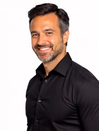 Wholesale Men’s Remy Human Hair Toupee with Lace Front – Short Straight Mono Base