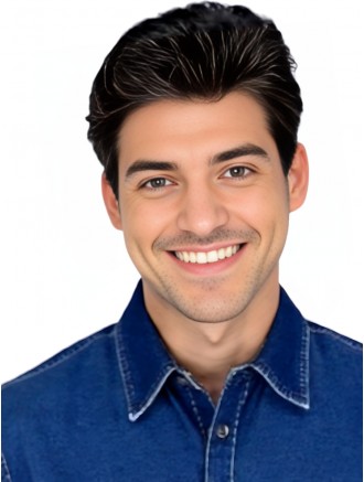 Wholesale 6 Inch Grey Straight Remy Human Hair Men’s Wig – 100% Hand-Tied