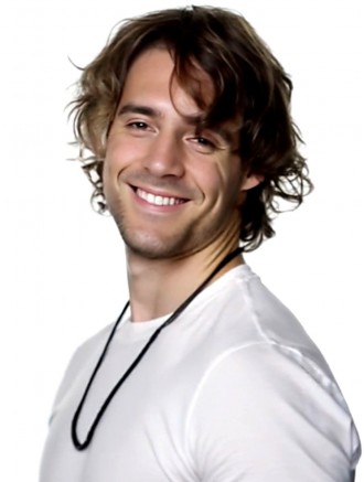 Wholesale 10 Inch Brown Straight 100% Hand-Tied Remy Human Hair Men’s Wig with Monofilament Top