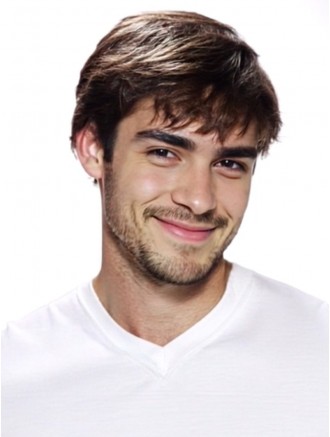 Wholesale 6 Inch Brown Straight Remy Human Hair Men’s Wig – 100% Hand-Tied