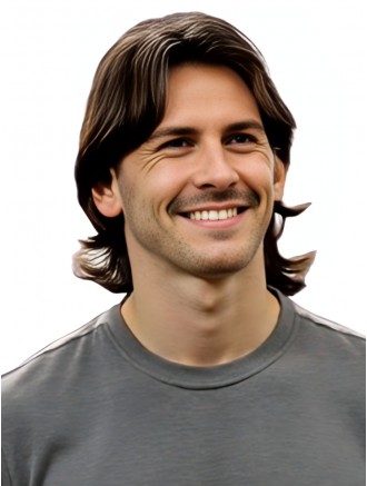 Wholesale 10 Inch Brown Wavy Remy Human Hair Men’s Wig – Lace Front & Monofilament Top