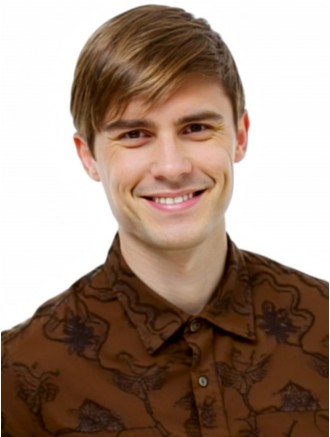 6 Inch Blonde Straight Remy Human Hair 100% Hand-Tied Lace Front Monofilament Men’s Wig Wholesale