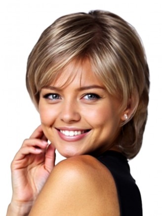 Wholesale 10 Inch Wavy Short Grey Remy Human Hair Capless Wigs