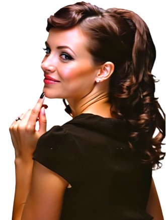 Wholesale Wavy Synthetic Clip-In Ponytails – Premium Layered Hairpiece